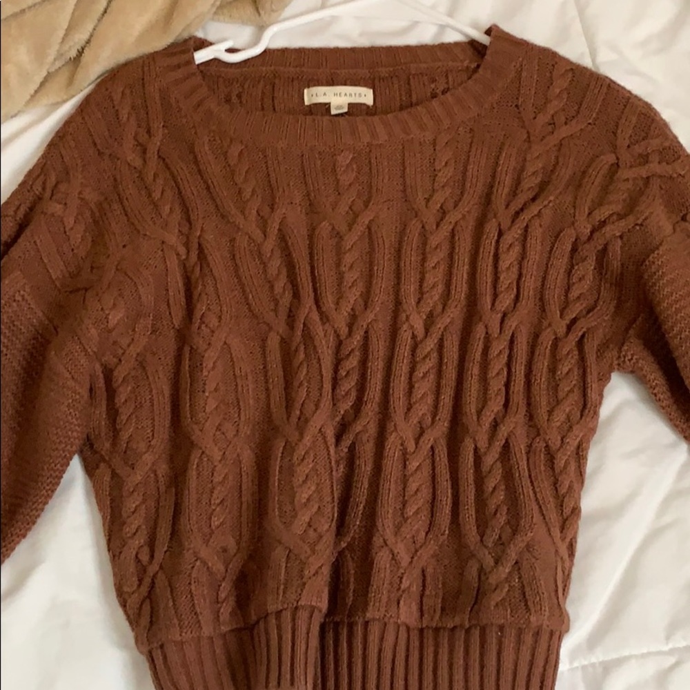 BRAND NEW crochet sweater